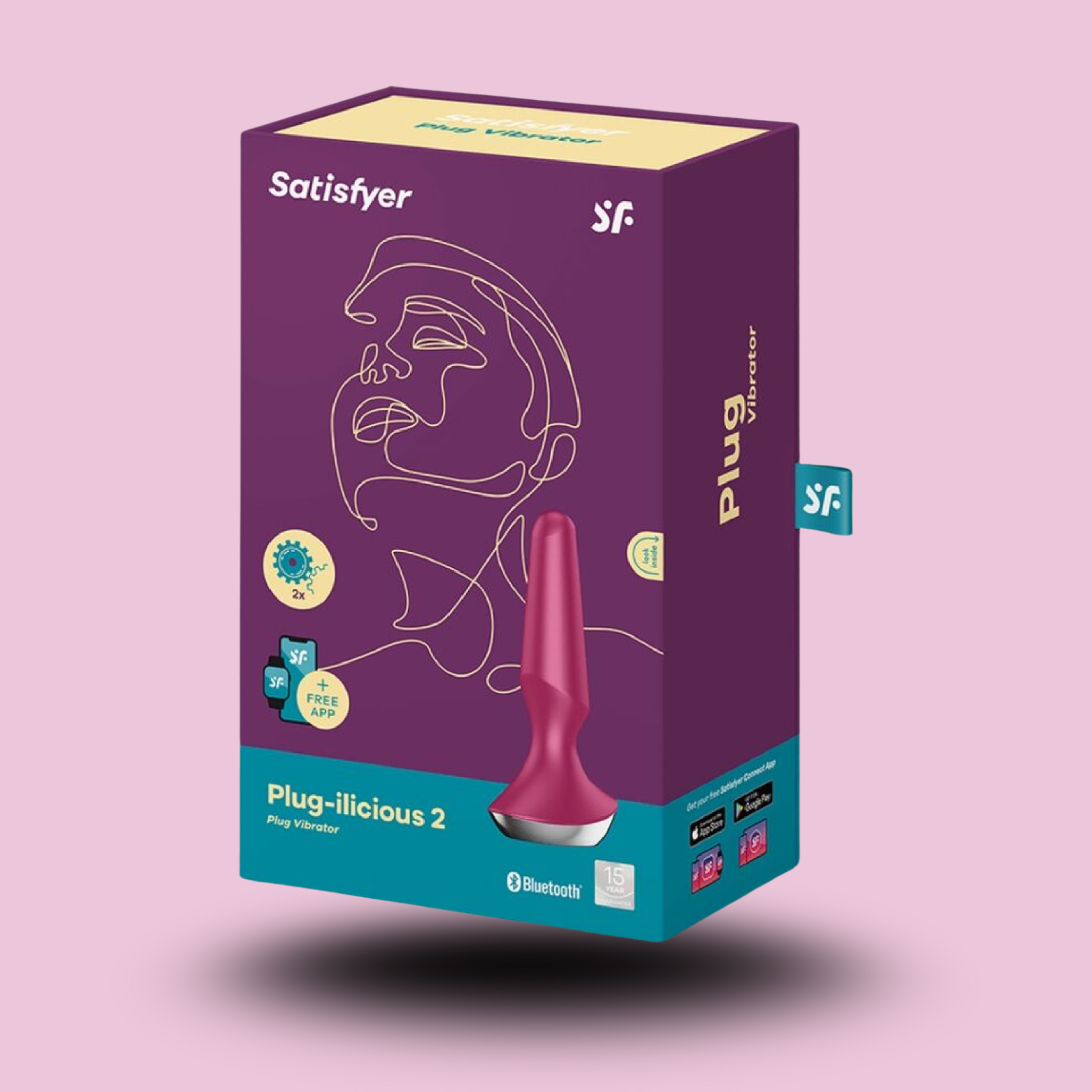 SATISFYER - VIBRATEUR PLUG ILICIOUS 2 PLUG BAIE