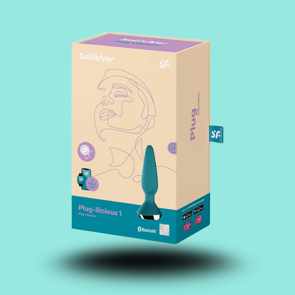 SATISFYER - VIBRATEUR PLUG ILICIOUS 1 PLUG VERT