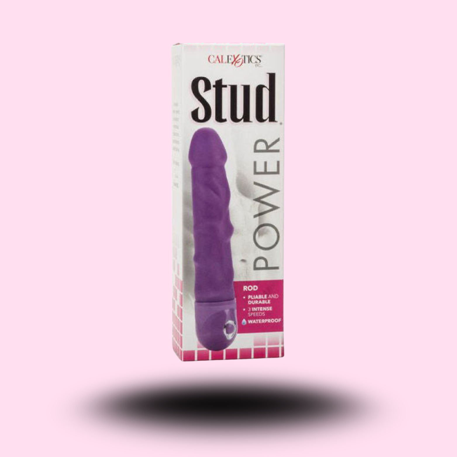 CALEXOTICS - VIBRATEUR POWER STUD TIGE ROSE