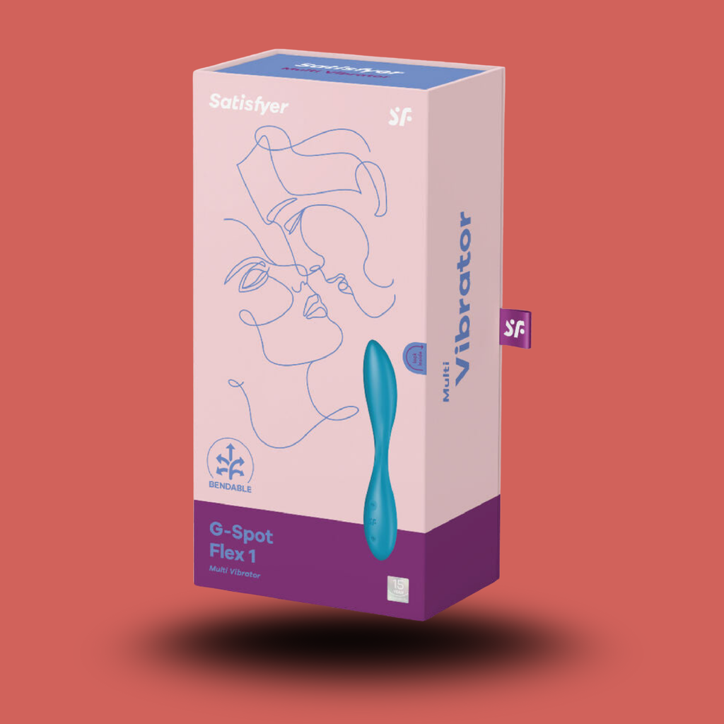 SATISFYER - VIBRATEUR MULTI G-SPOT FLEX 1 BLEU