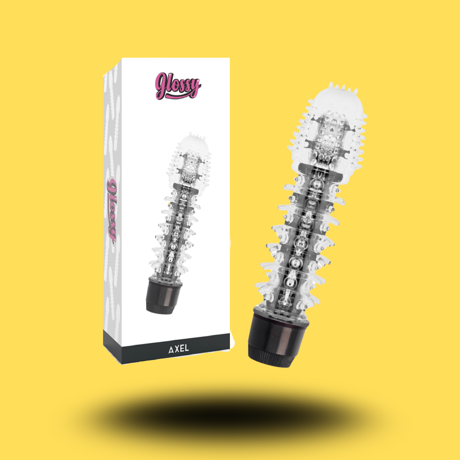 GLOSSY - VIBRATEUR AXEL NOIR
