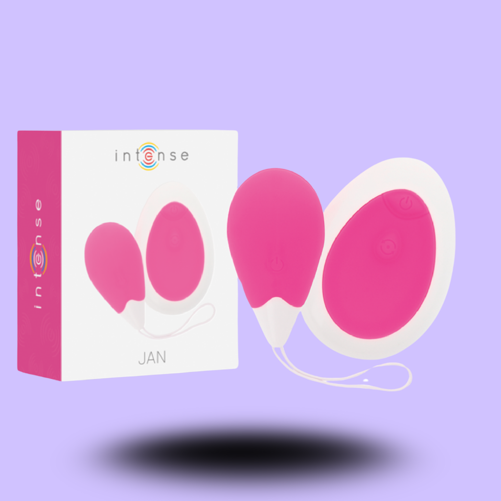 INTENSE - VIBRATEUR JAN EGG TÉLÉCOMMANDE ROSE