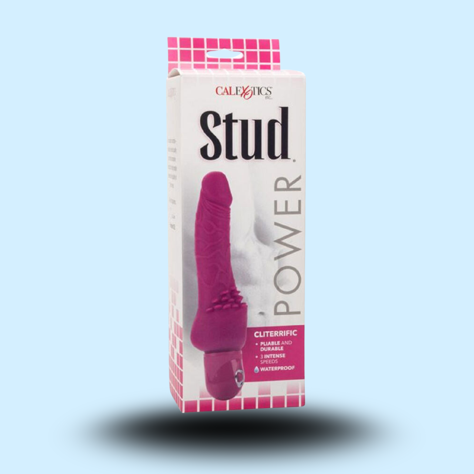 CALEXOTICS - VIBRATEUR ROSE POWER STUD CLITERRIFIC