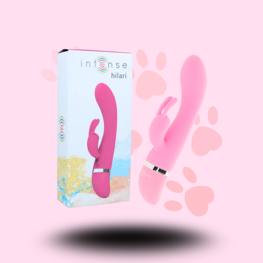 INTENSE - VIBRATEUR DE LUXE EN SILICONE ROSE HILARI