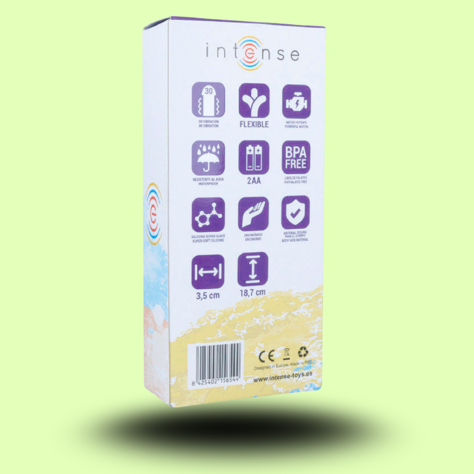 INTENSE - VIBRATEUR LEO LILAS SILICONE LUXE