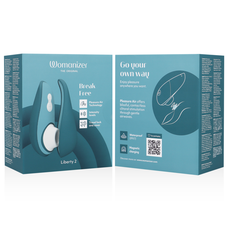 WOMANIZER - LIBERTY 2 STIMULATEUR DE CLITORIS ET ONDES VIOLETTES