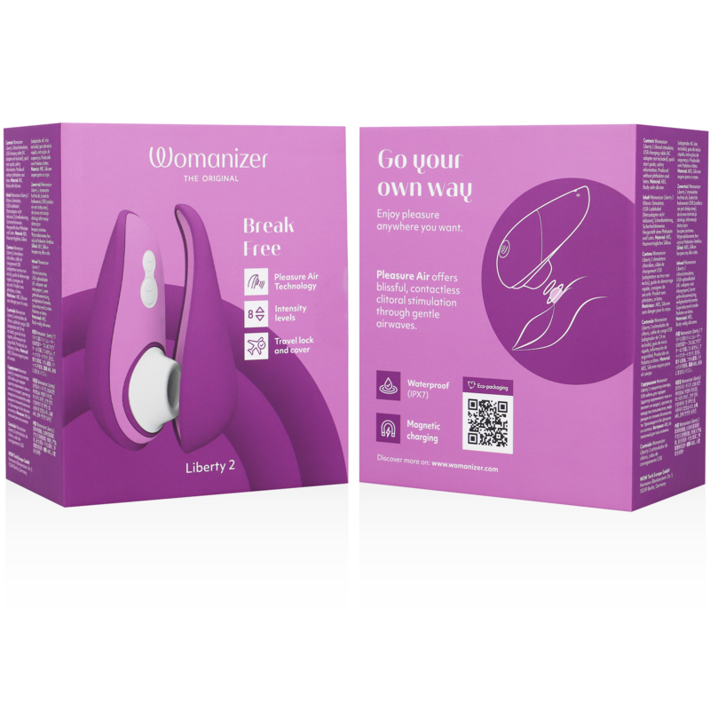 WOMANIZER - LIBERTY 2 STIMULATEUR DE CLITORIS ET ONDES VIOLETTES