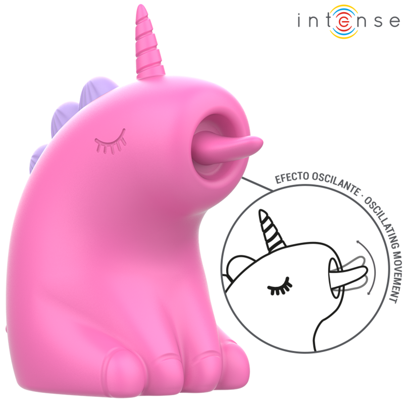 INTENSE - STIMULATEUR DE LANGUE ROTATIF À 360° PINKIE