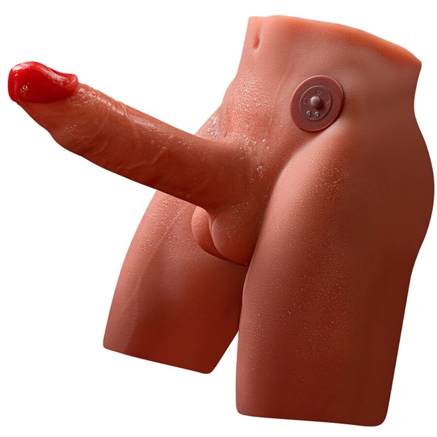 XISE - JASON GODE MASTURBATEUR RÉALISTE AVEC POUSSÉES ET VIBRATIONS 17 CM