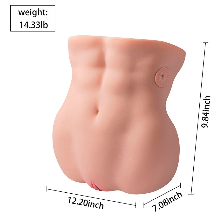 XISE - LYDIA MASTURBATEUR VAGIN FÉMININ AVEC POUSSÉE 25 CM
