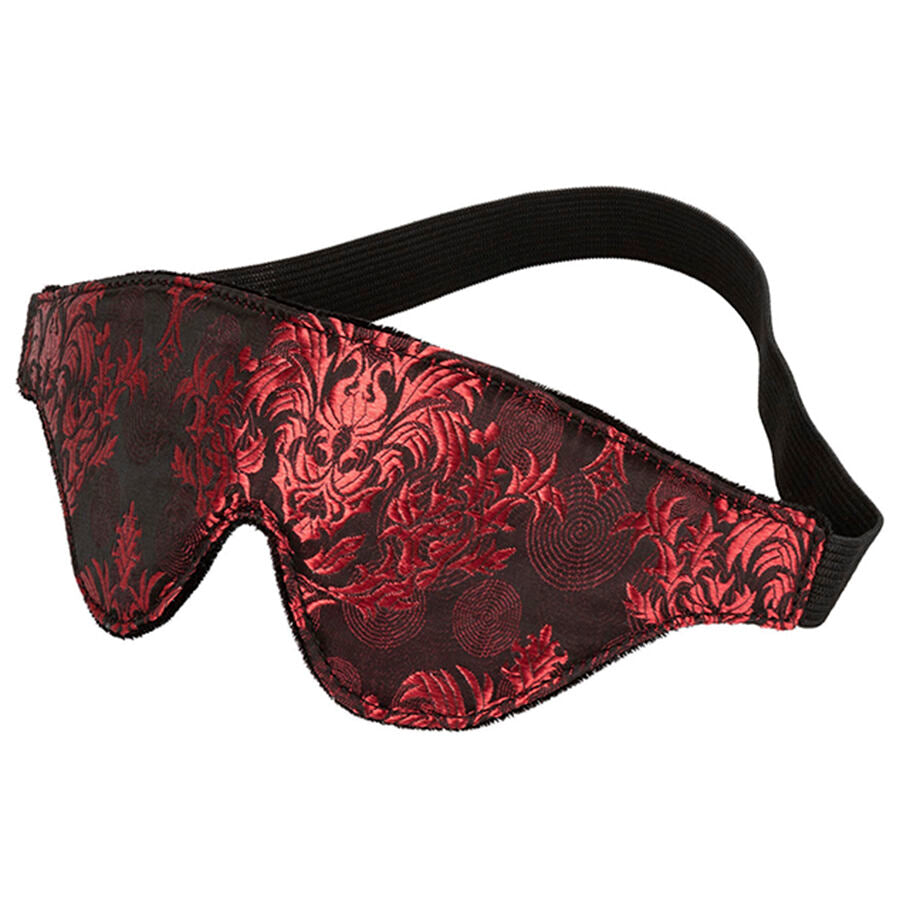 CALEXOTICS - MASQUE POUR LES YEUX OPAQUE SCANDAL AVEC DÉTAILS ROUGES