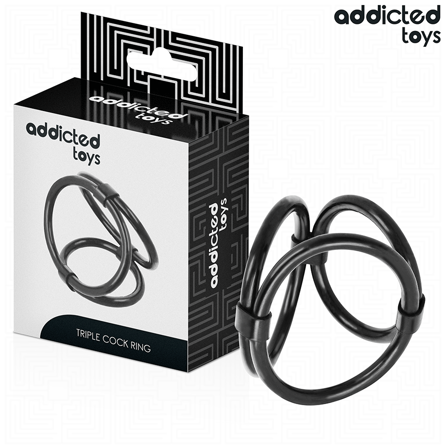 ADDICTED TOYS - ANNEAU PÉNIS TRIPLE
